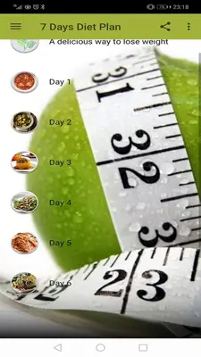 7 Days Diet Plan android App screenshot 2